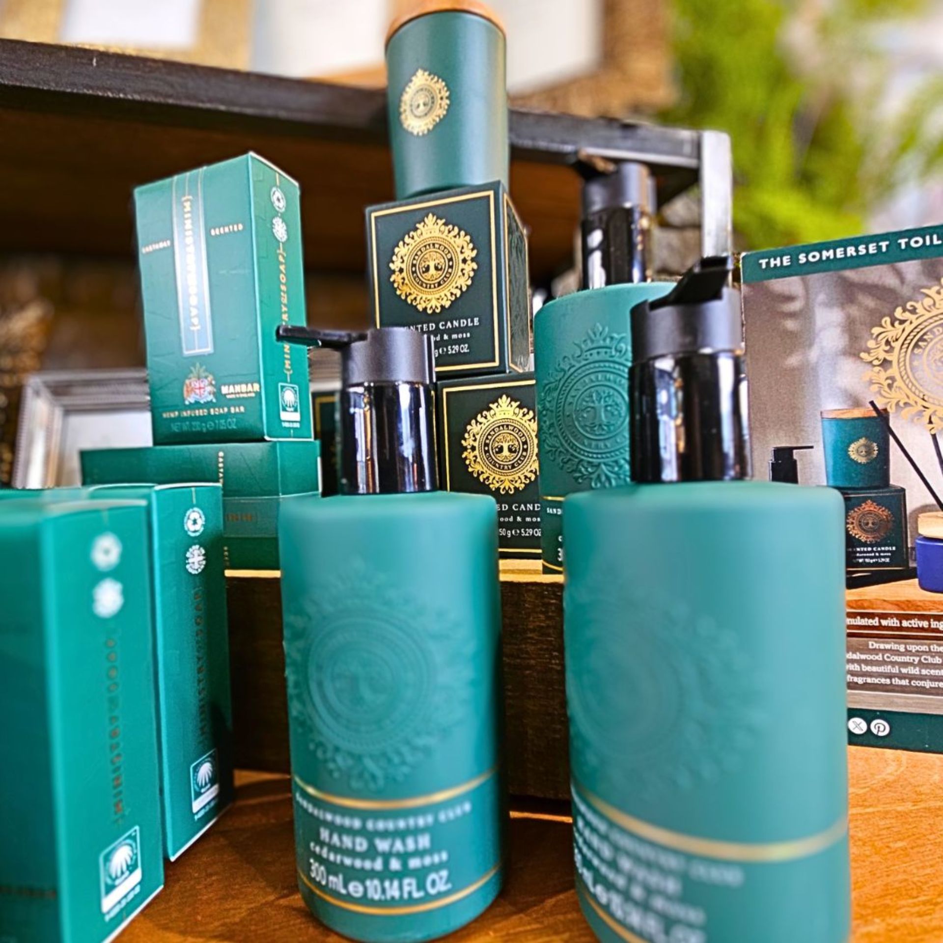 A display of luxury skin care products for Father's Day gifts